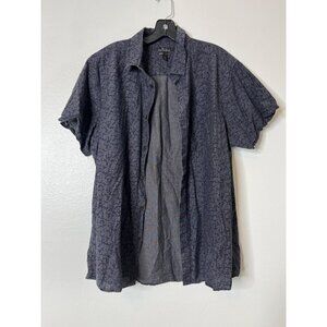 Marc Anthony Mens Luxury Slim Fit‎ Short Sleeve Button-Up Shirt XL